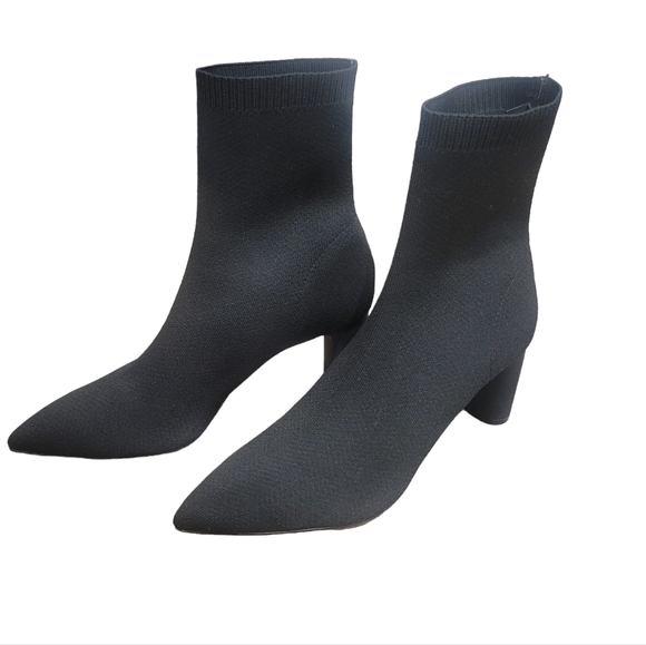 Zara Shoes - Zara Stretchy Sock Heel Boots/EU 37/US 6.5/Pointy